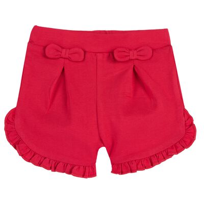 Red Casual Shorts